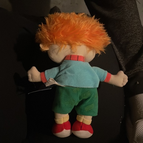 Vintage 2000 Rugrats Chuckie Finster Plush Doll 9” Viacom Nanco - Picture 2 of 4